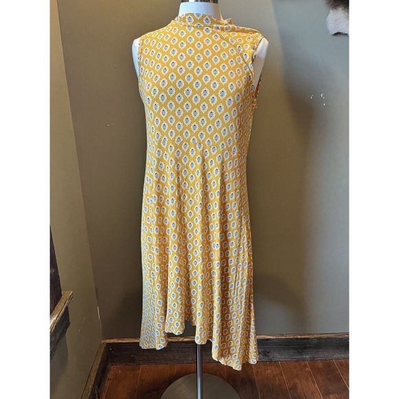 Anthropologie Maeve Palais Mock Neck Swing Soft Stretch Jersey Dress READ - Picture 2 of 7